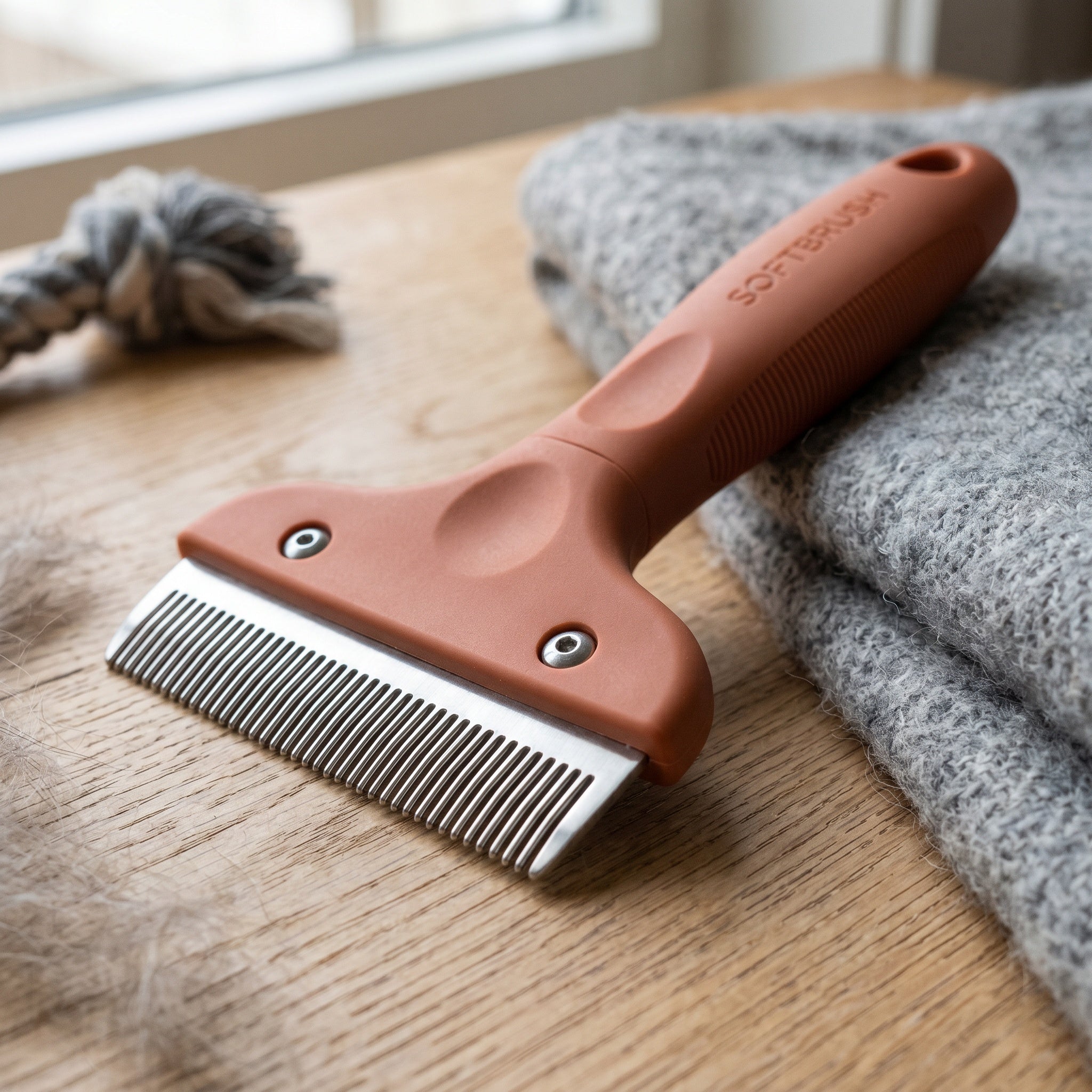 Softbrush Deshedding Tool – Gentle Undercoat Brush for Shedding Control