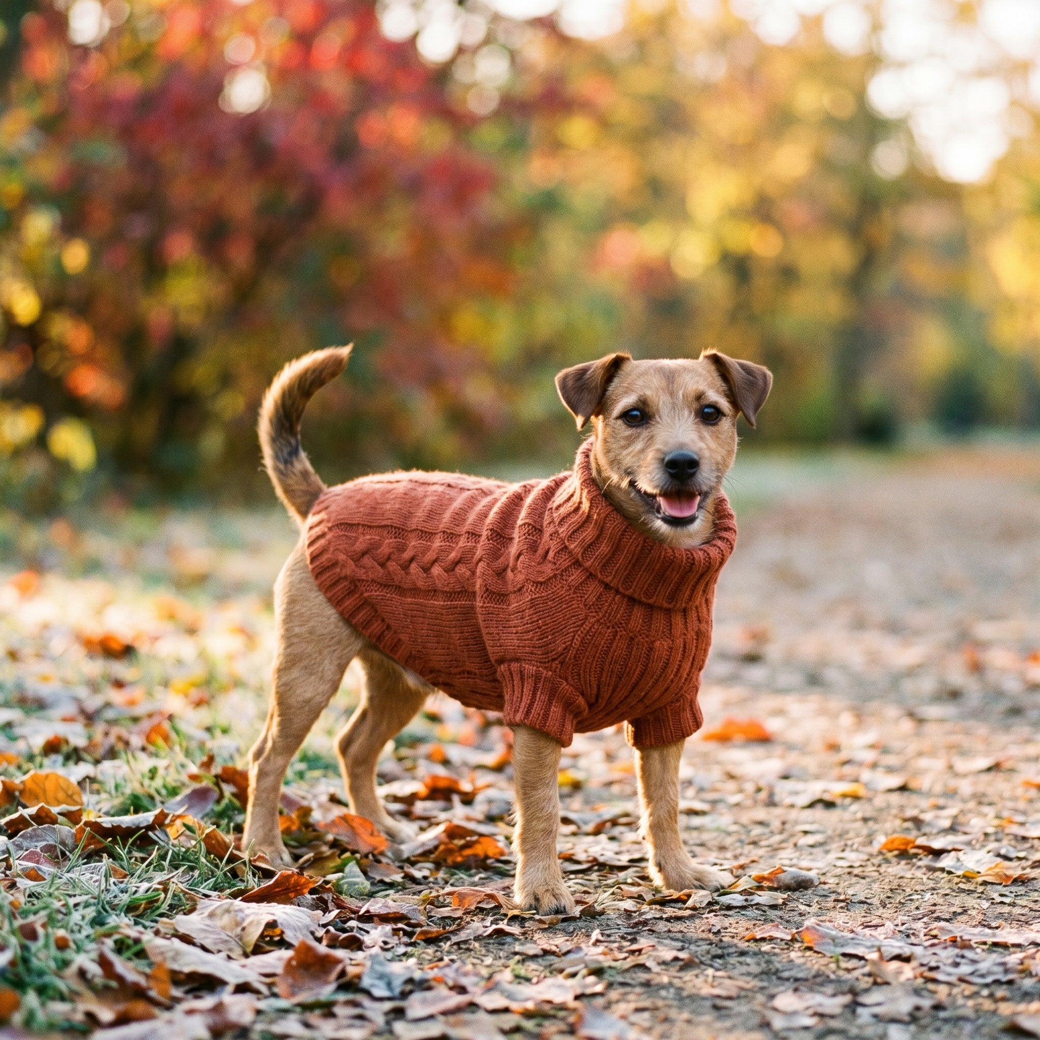 Cozywool Knit Sweater – Cold-Weather Layer for Small and Short-Haired Dogs